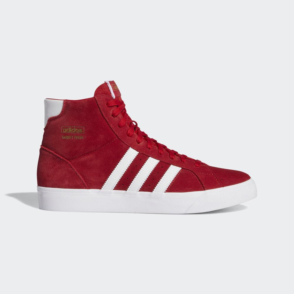 Originals Adidas Basket Profi Dama Romania - Rosii Inchis/Albi/Aurii Metal FW3101
